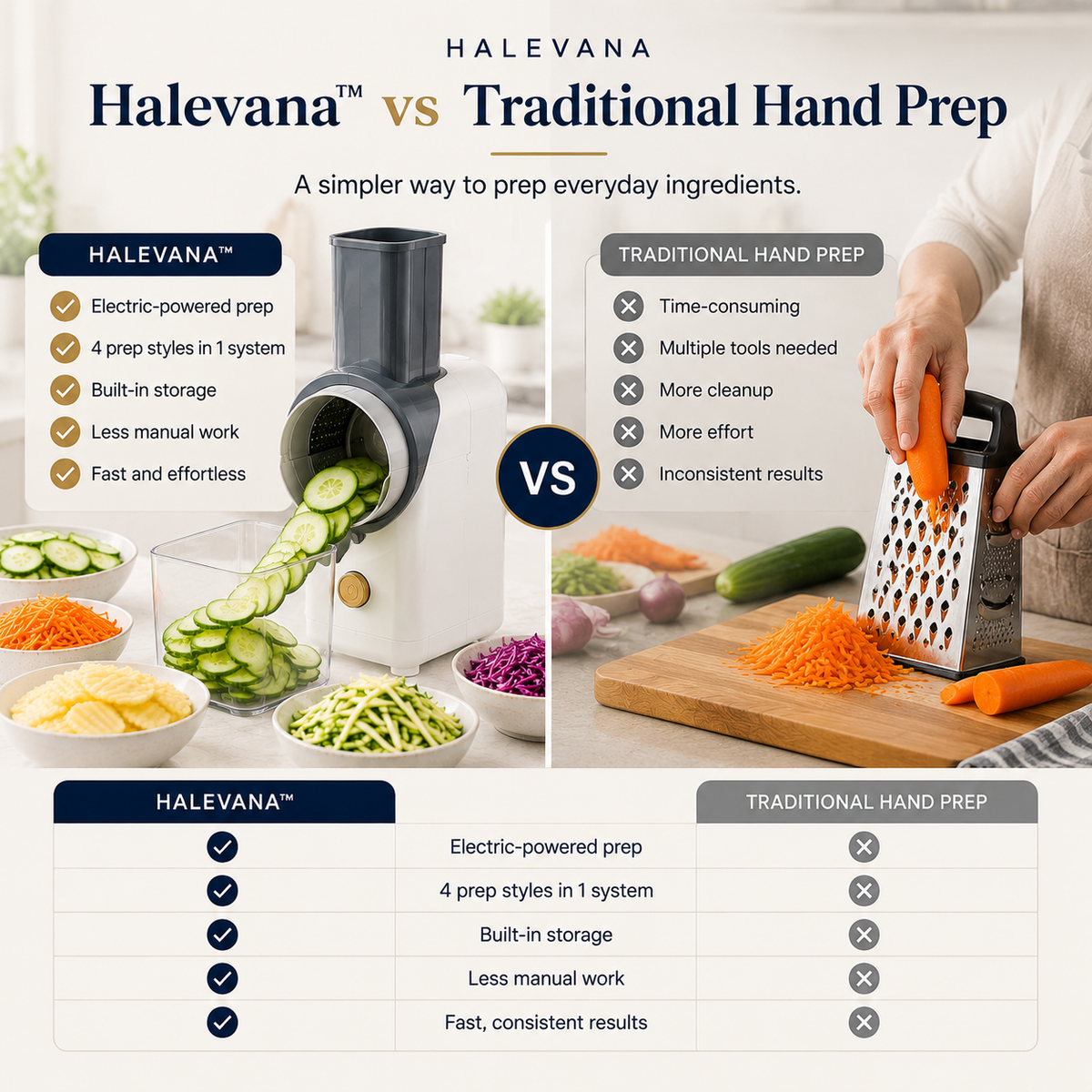 Halevana™ 4-in-1 Electric Prep System 2.0