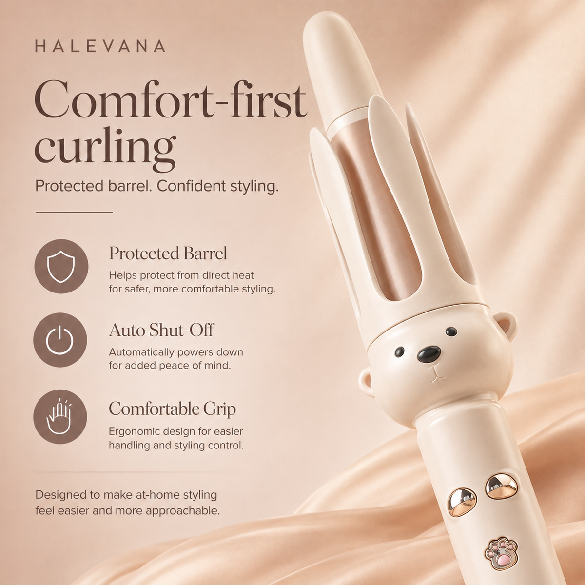 Halevana™  Automatic Rotating Curler