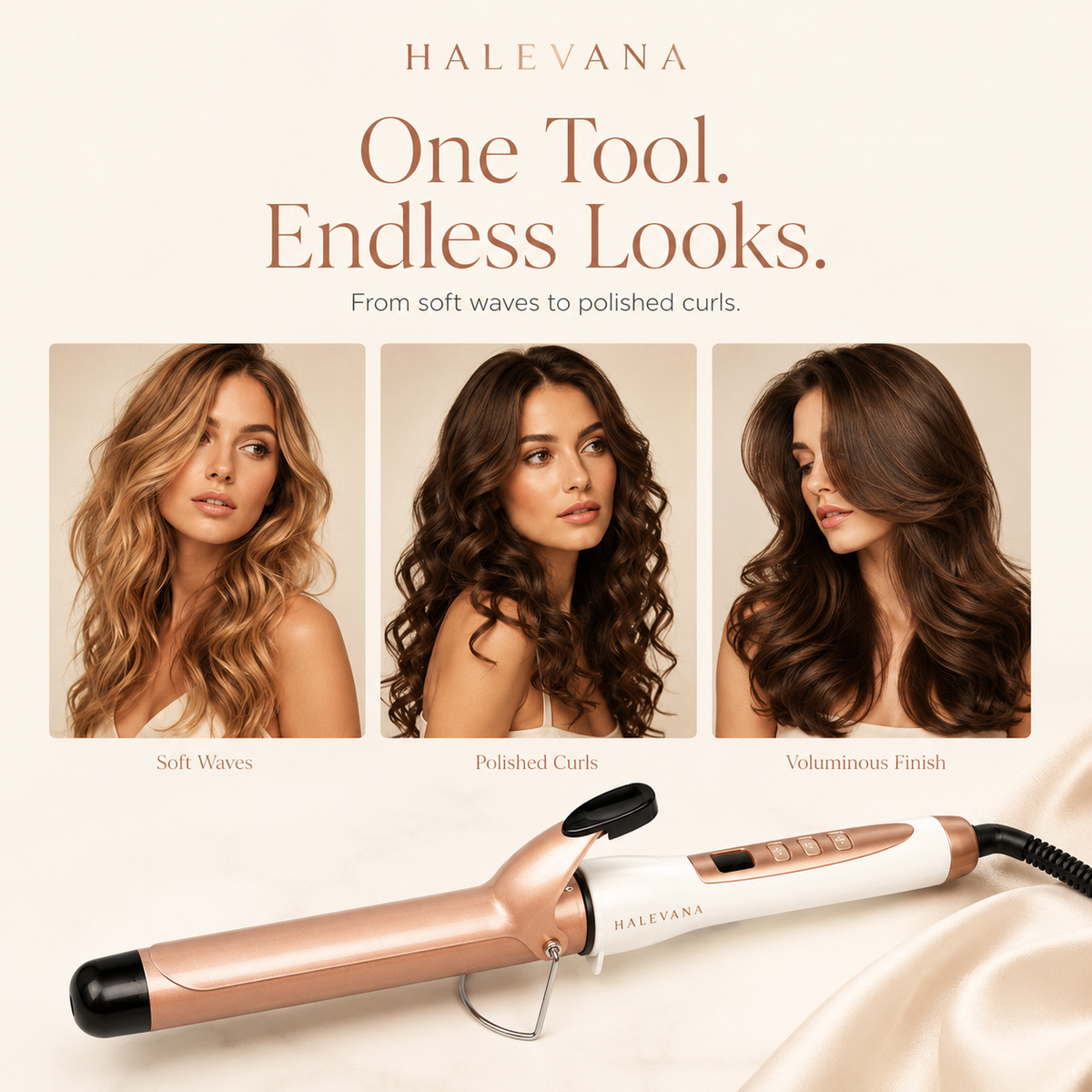 Halevana™ LONG BARREL CURLING IRON 2.0