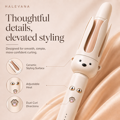 Halevana™  Automatic Rotating Curler