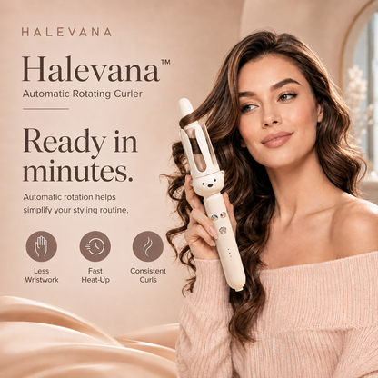 Halevana™  Automatic Rotating Curler