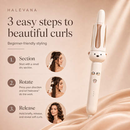 Halevana™  Automatic Rotating Curler