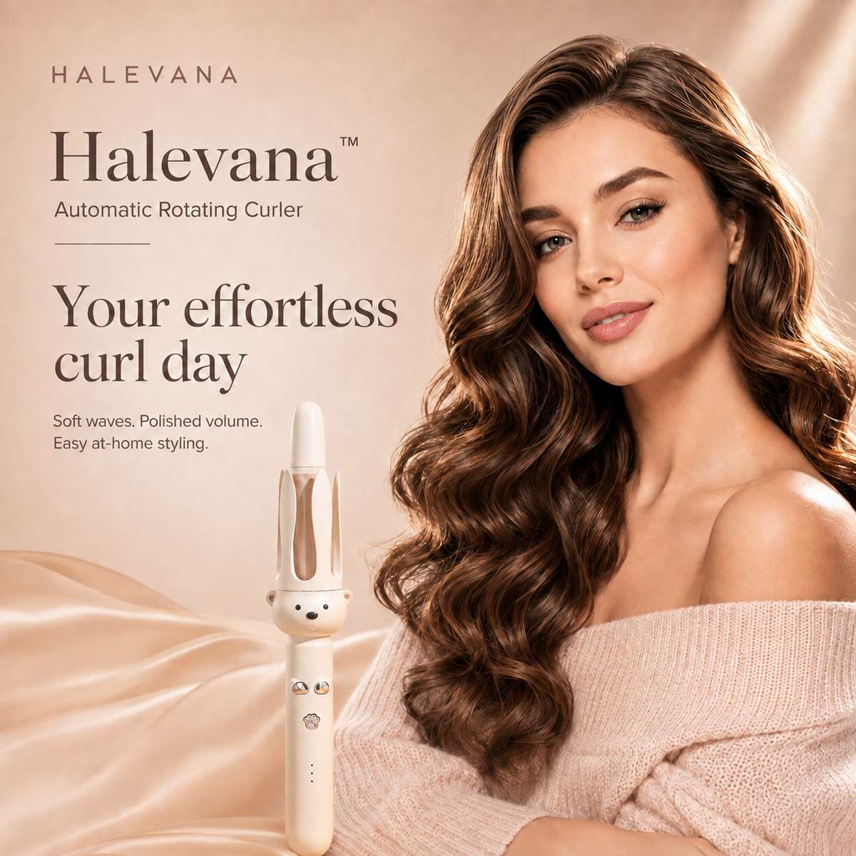 Halevana™  Automatic Rotating Curler
