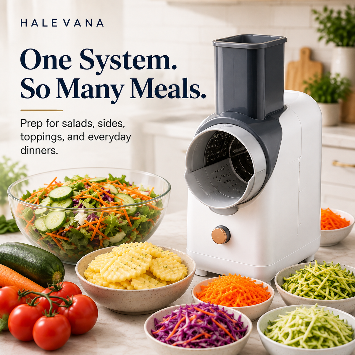 Halevana™ 4-in-1 Electric Prep System 2.0